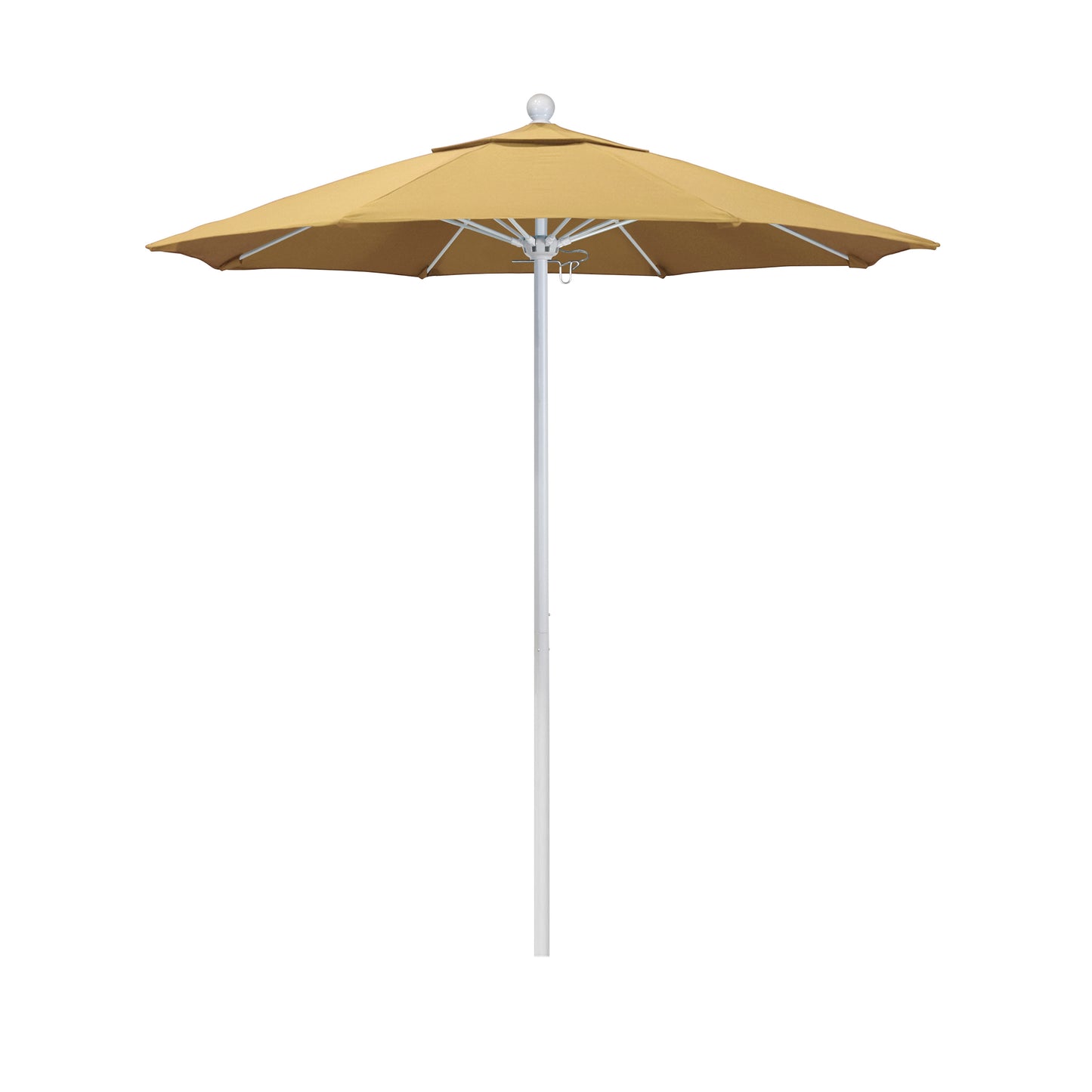 CasaFoyer 7.5' Commercial Grade Patio Umbrella | Sturdy Aluminum Frame | Fiberglass Ribs | Push Lift System | 3-Year Warranty | Ideal for Residential & Commercial Use
