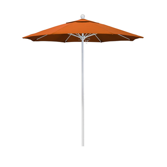 CasaFoyer 7.5' Commercial Grade Patio Umbrella | Sturdy Aluminum Frame | Fiberglass Ribs | Push Lift System | 3-Year Warranty | Reliable & Durable