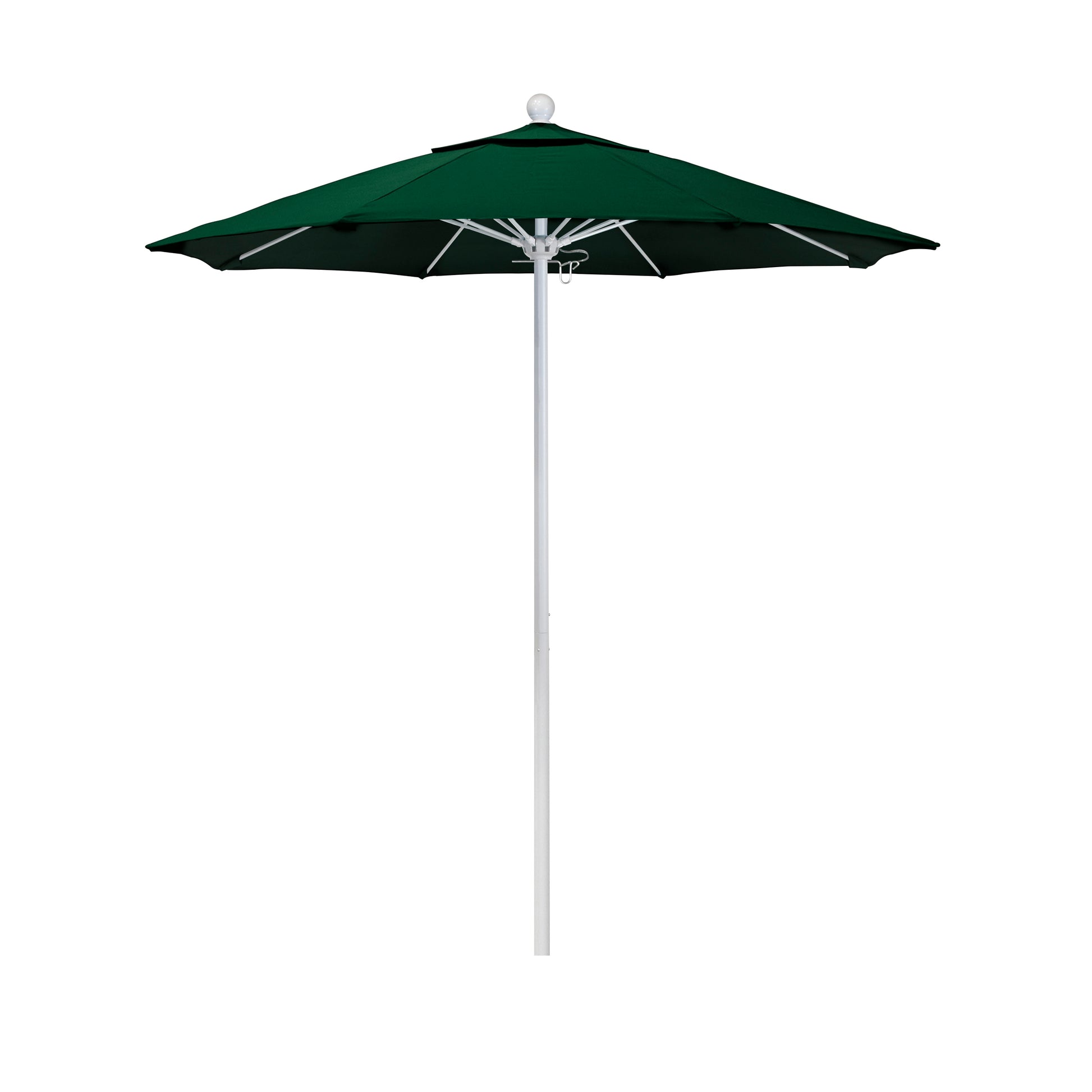 CasaFoyer 7.5' Commercial Grade Patio Umbrella | Aluminum Frame | Fiberglass Ribs | Push Lift System | 3-Year Warranty | Ideal for Commercial Environments