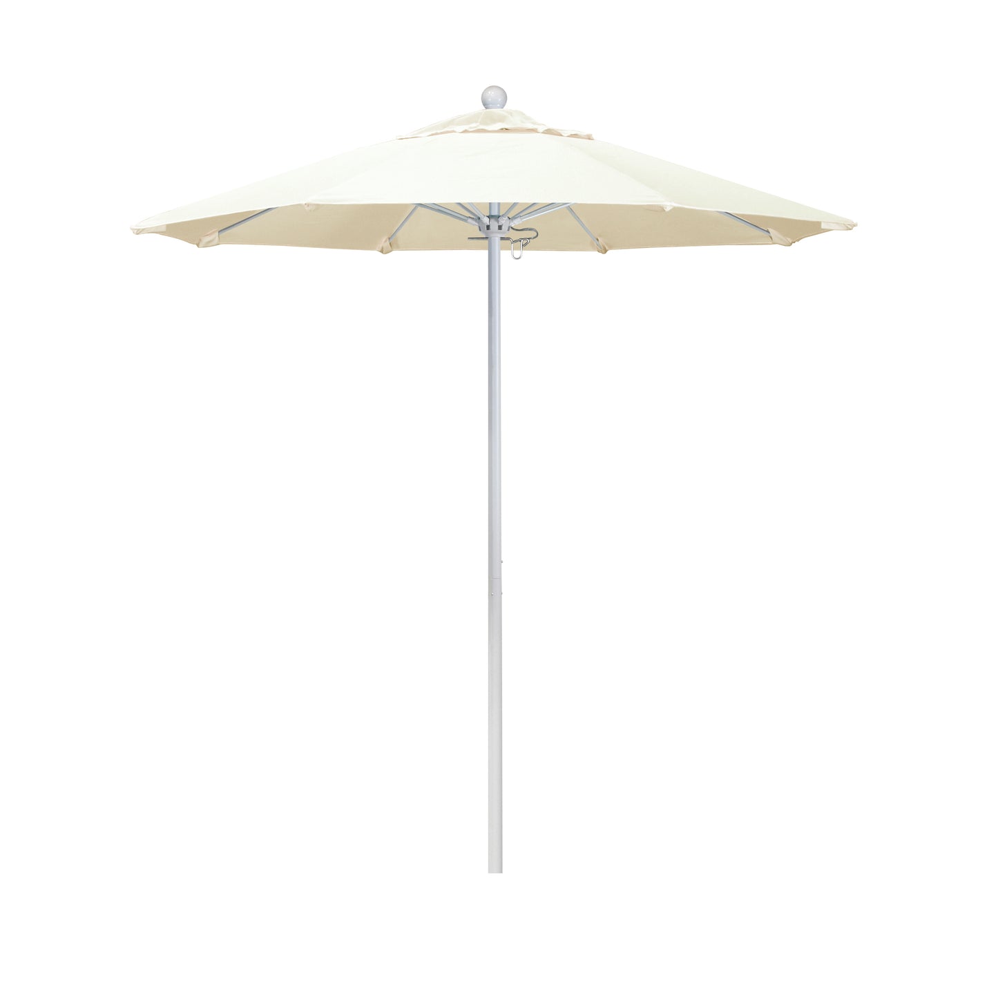 CasaFoyer 7.5' Commercial Grade Patio Umbrella | Sturdy Aluminum Frame | Fiberglass Ribs | Push Lift System | 3-Year Warranty | Ideal for Residential & Commercial Use