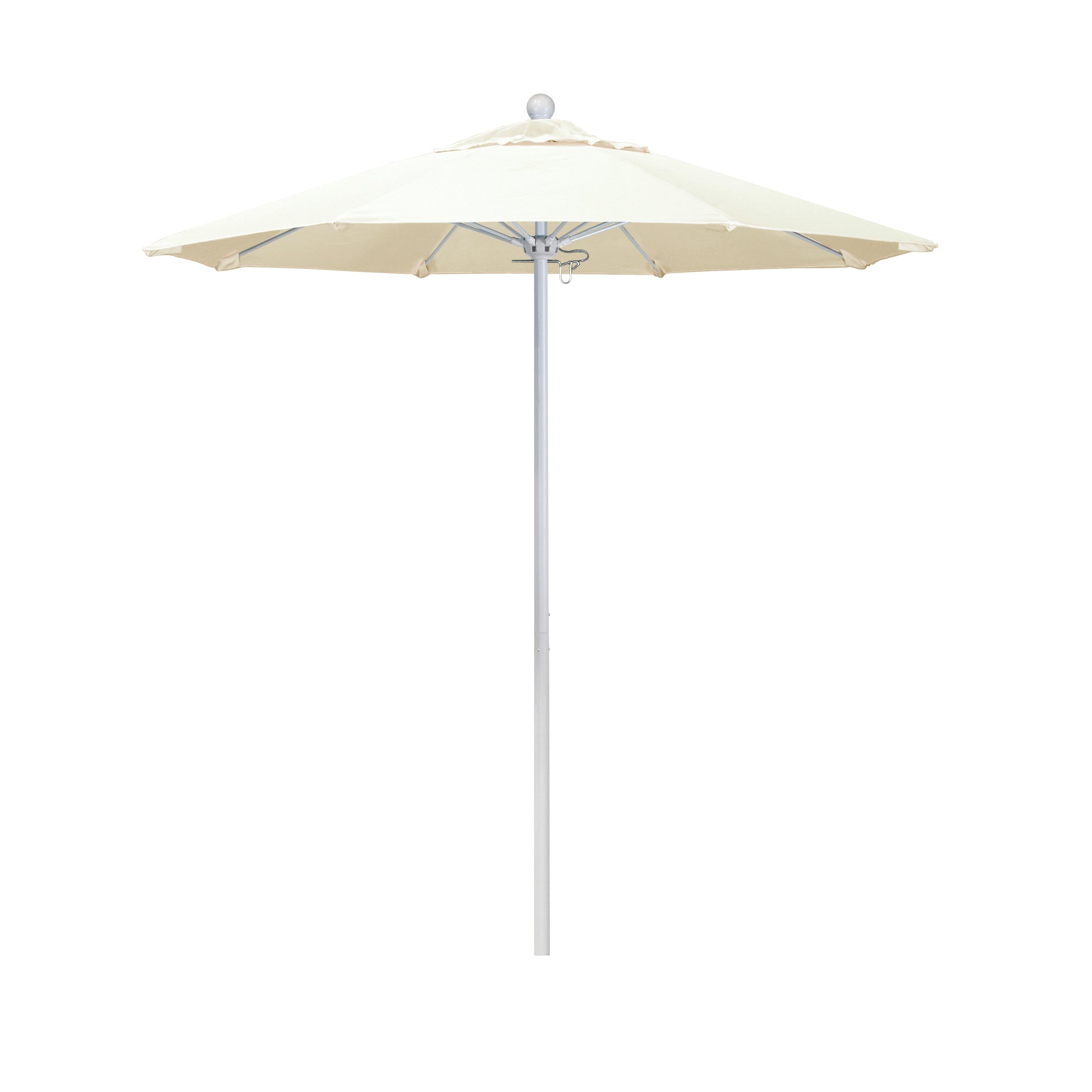 CasaFoyer 7.5' Commercial Grade Patio Umbrella | Sturdy Aluminum Frame | Fiberglass Ribs | Push Lift System | 3-Year Warranty | Ideal for Residential & Commercial Use