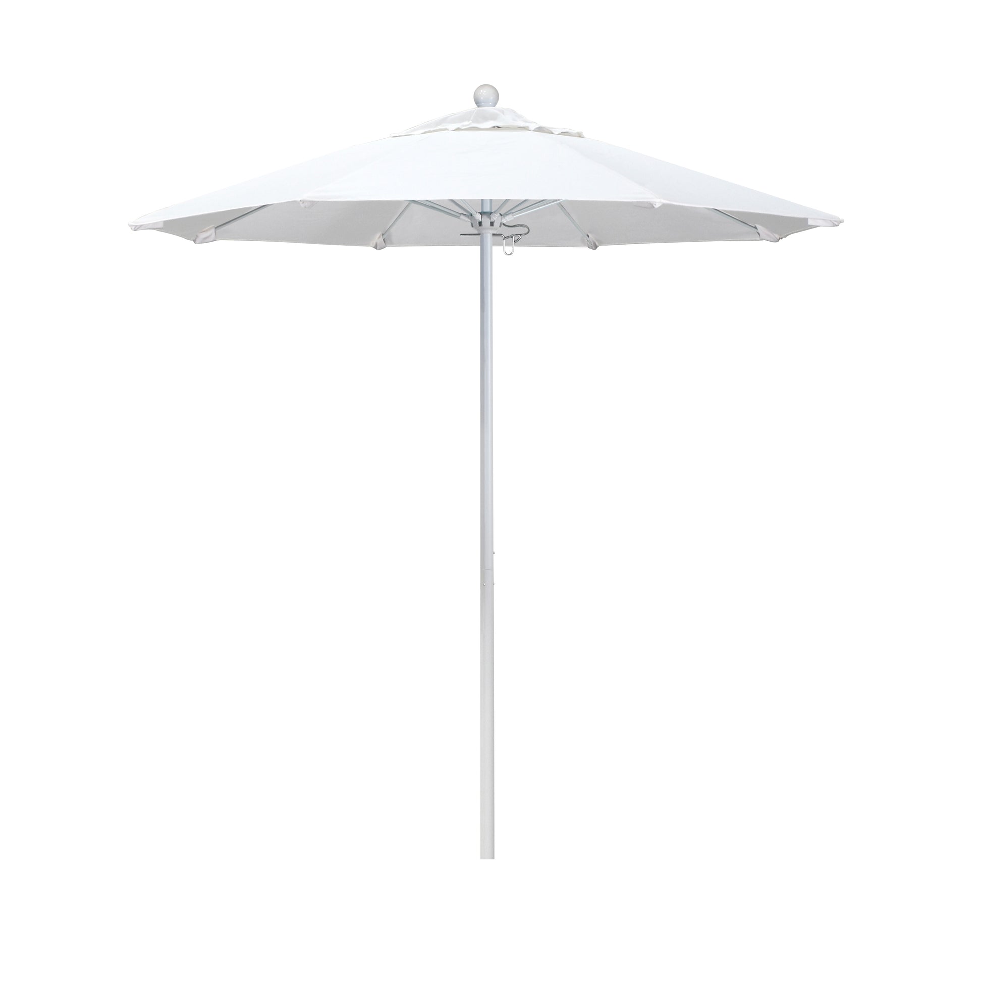 CasaFoyer 7.5' Commercial Grade Patio Umbrella with Aluminum Frame and Fiberglass Ribs - Durable and Stable, Push Lift System, 3-Year Warranty