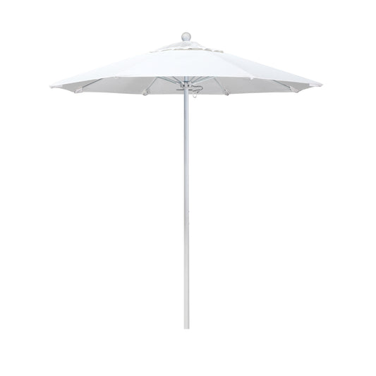 CasaFoyer 7.5' Commercial Grade Patio Umbrella with Aluminum Frame and Fiberglass Ribs - Durable and Stable, Push Lift System, 3-Year Warranty