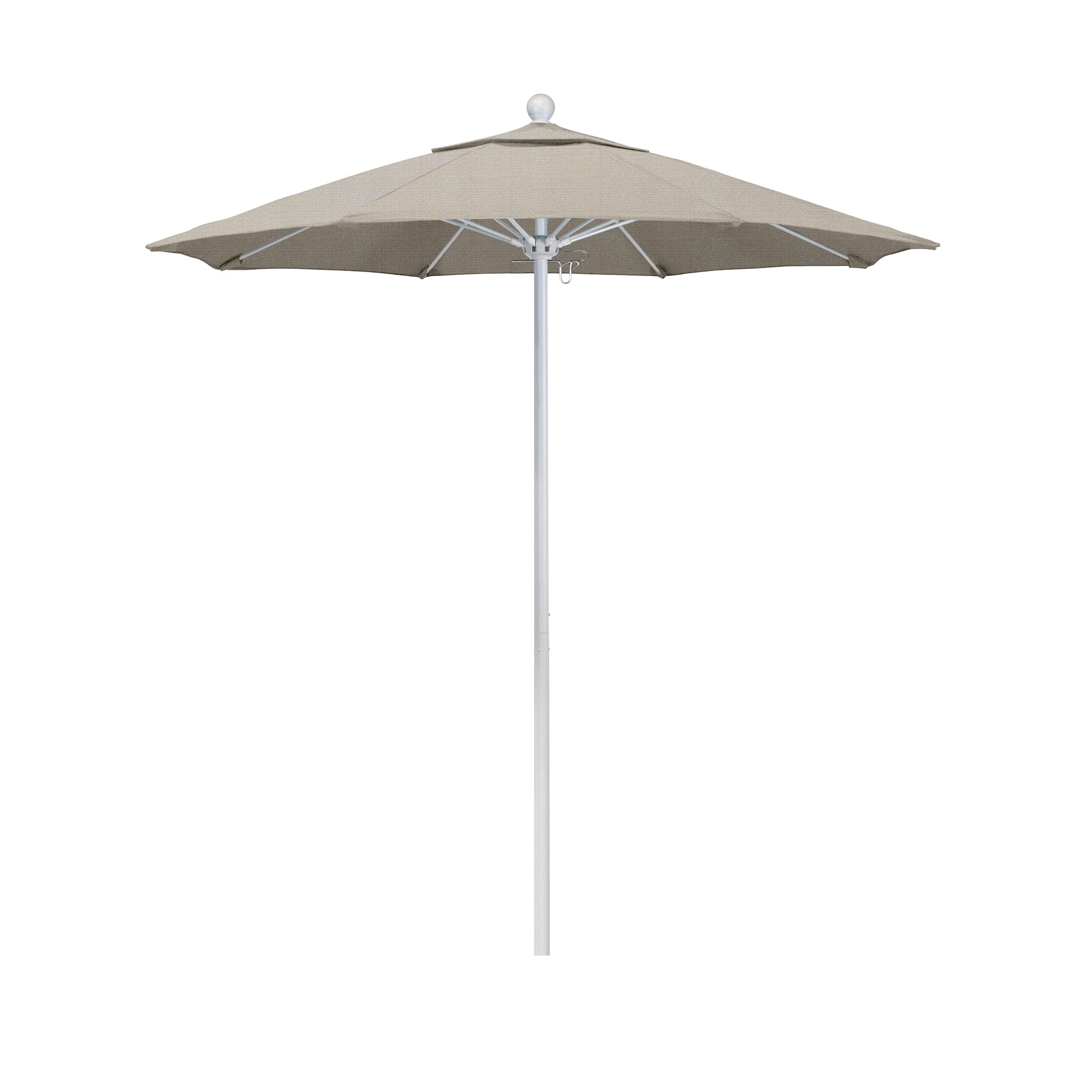 CasaFoyer 7.5' Commercial Grade Patio Umbrella | Sturdy Aluminum Frame | Fiberglass Ribs | Push Lift System | 3-Year Warranty | Ideal for Residential & Commercial Use