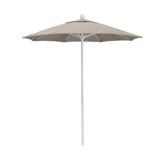CasaFoyer 7.5' Commercial Grade Patio Umbrella | Sturdy Aluminum Frame | Fiberglass Ribs | Push Lift System | 3-Year Warranty | Ideal for Residential & Commercial Use