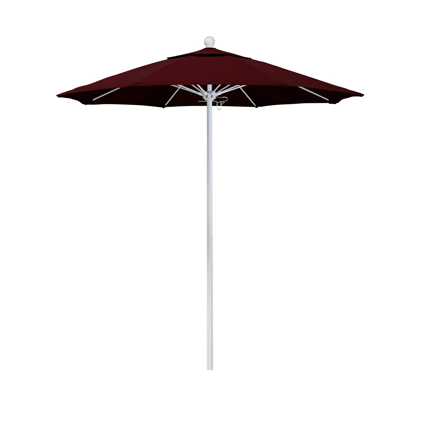 CasaFoyer 7.5' Commercial Grade Umbrella | Sturdy Aluminum Frame | Fiberglass Ribs | Push Lift System | 3-Year Warranty | Ideal for Residential & Commercial Use