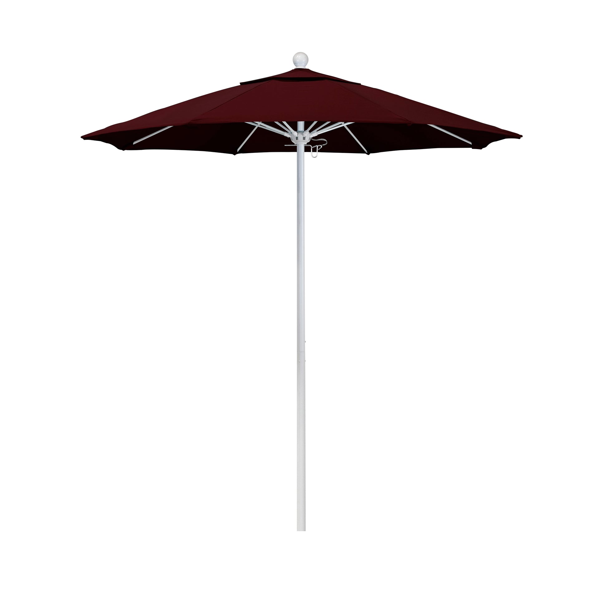 CasaFoyer 7.5' Commercial Grade Umbrella | Sturdy Aluminum Frame | Fiberglass Ribs | Push Lift System | 3-Year Warranty | Ideal for Residential & Commercial Use