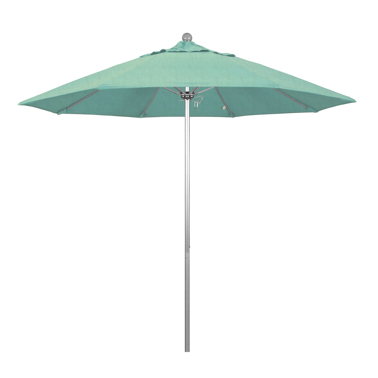 CasaFoyer 9' Commercial Grade Patio Umbrella | Sturdy Aluminum Frame | Fiberglass Ribs | Push Lift System | 3-Year Warranty | Sunbrella Fabric