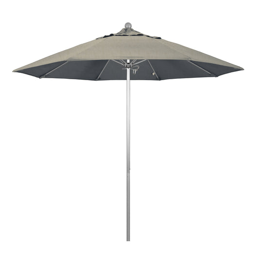 CasaFoyer California Umbrella 9ft Heavy Duty Commercial Grade Umbrella | Aluminum Frame | Fiberglass Ribs | Push Lift System | 3-Year Warranty