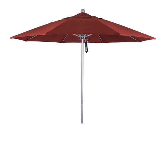 CasaFoyer 9' Commercial Grade Umbrella with Aluminum Frame, Fiberglass Ribs, and Push Lift System - Durable and Stable for Residential and Commercial Use