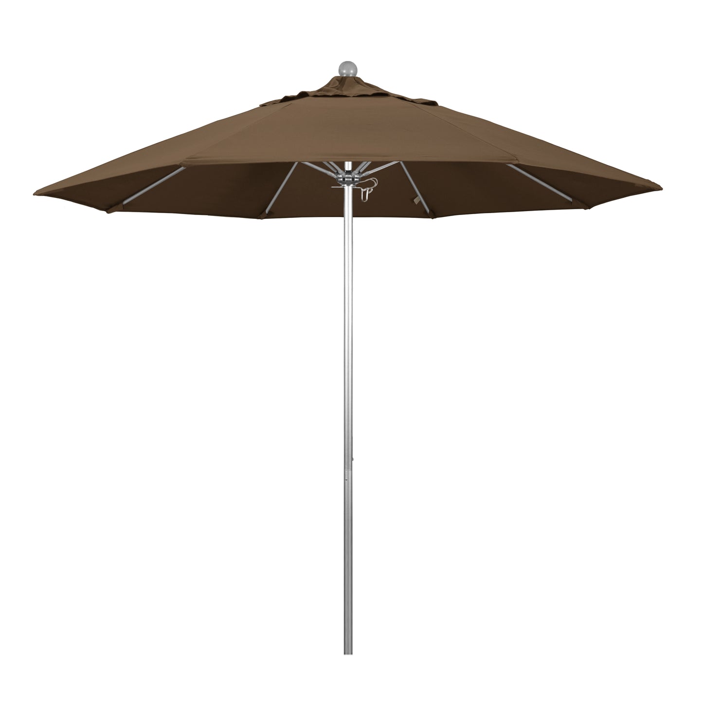 CasaFoyer California Umbrella 9ft Heavy-Duty Commercial-Grade Patio Umbrella | Aluminum Frame | Fiberglass Ribs | Push Lift System | 3-Year Warranty