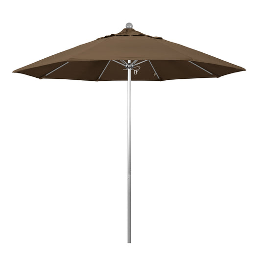CasaFoyer California Umbrella 9ft Heavy-Duty Commercial-Grade Patio Umbrella | Aluminum Frame | Fiberglass Ribs | Push Lift System | 3-Year Warranty