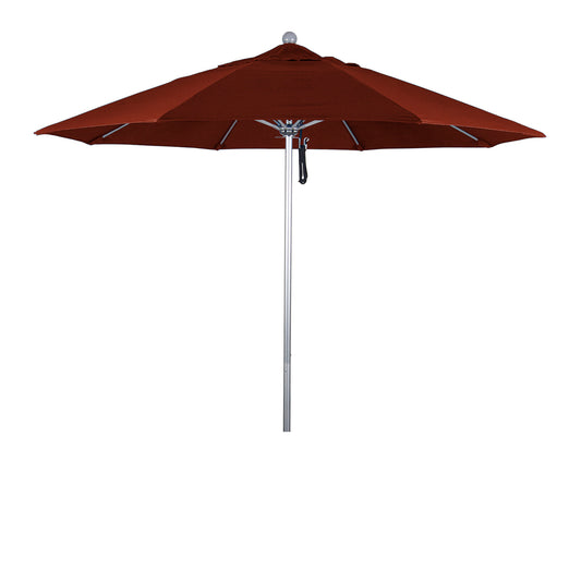 CasaFoyer 9' Commercial Grade Patio Umbrella with Sturdy Aluminum Frame, Fiberglass Ribs, and Push Lift System - 3-Year Warranty, Ideal for Residential and Commercial Use