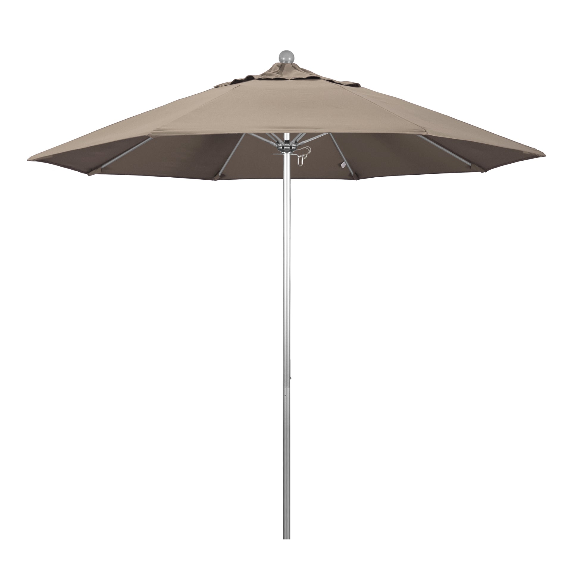 CasaFoyer 9' Commercial Grade Patio Umbrella with Durable Aluminum Frame, Fiberglass Ribs, and Push Lift System - 3-Year Warranty, Sunbrella Fabric