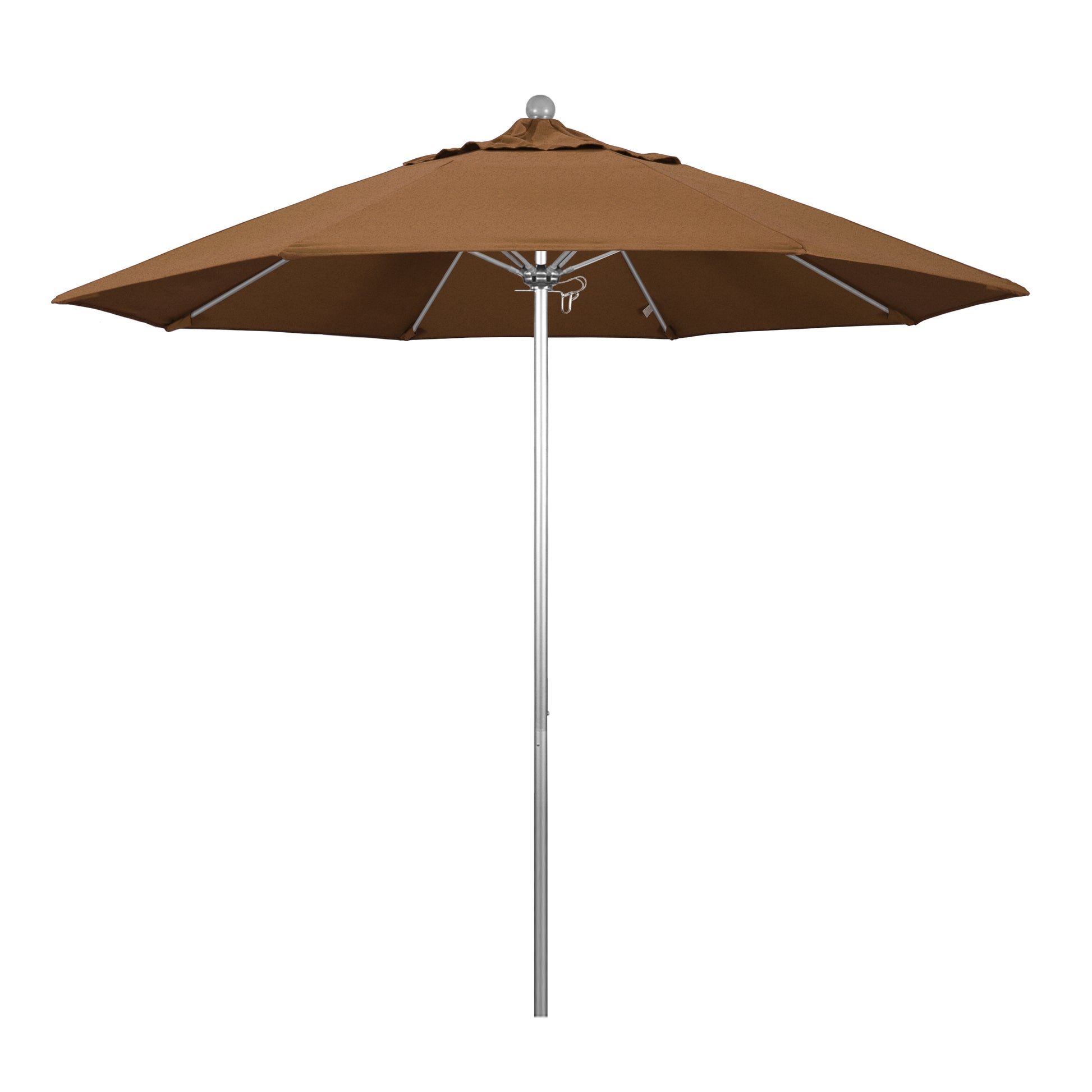 CasaFoyer 9' Commercial Grade Patio Umbrella with Durable Aluminum Frame and Fiberglass Ribs - Push Lift System - 3-Year Warranty - Ideal for Residential and Commercial Use