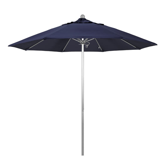CasaFoyer California Umbrella 9ft Commercial Grade Patio Umbrella | Aluminum Frame | Fiberglass Ribs | Push Lift System | 3-Year Warranty | Ideal for Residential & Commercial Use