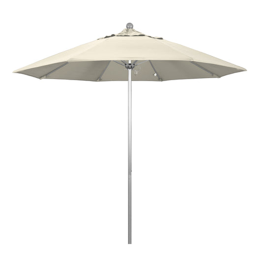 CasaFoyer California Umbrella 9ft Commercial Grade Patio Umbrella | Sturdy Aluminum Frame | Fiberglass Ribs | Push Lift System | 3-Year Warranty