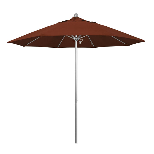 CasaFoyer California Umbrella 9ft Heavy Duty Commercial Grade Patio Umbrella | Aluminum Frame | Fiberglass Ribs | Push Lift System | 3-Year Warranty