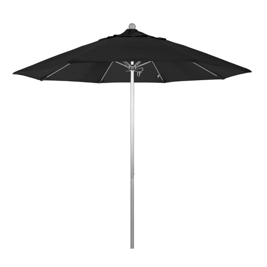 CasaFoyer California Umbrella 9ft Heavy Duty Commercial Grade Patio Umbrella | Aluminum Frame | Fiberglass Ribs | Push Lift System | 3-Year Warranty