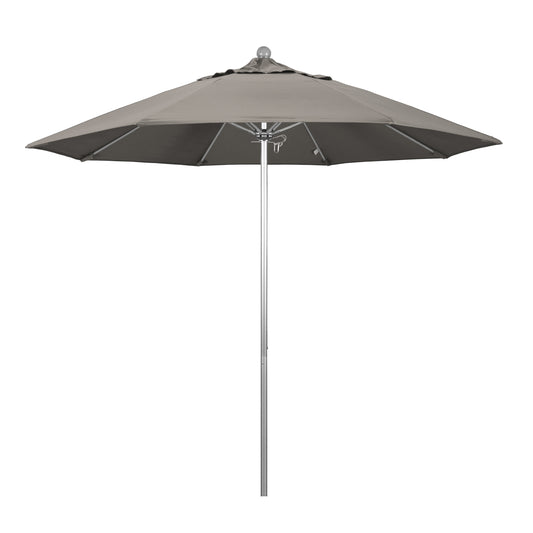 CasaFoyer 9' Commercial Grade Patio Umbrella with Durable Aluminum Frame, Fiberglass Ribs, and Push Lift System - Ideal for Residential and Commercial Use