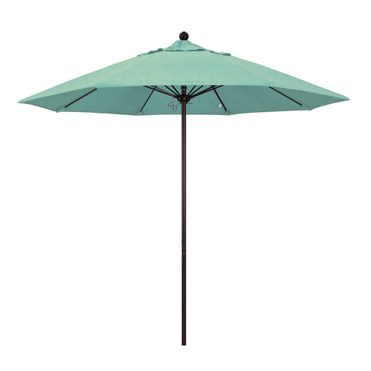 CasaFoyer 9' Commercial Grade Patio Umbrella with Sturdy Aluminum Frame, Fiberglass Ribs, and Push Lift System - Durable and Reliable for Residential and Commercial Use
