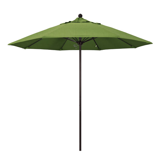CasaFoyer 9' Commercial Grade Patio Umbrella with Sturdy Aluminum Frame, Fiberglass Ribs, and Push Lift System - 3-Year Warranty - Ideal for Residential and Commercial Use