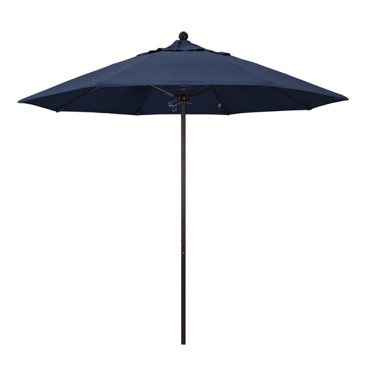 CasaFoyer 9' Commercial Grade Patio Umbrella with Aluminum Frame, Fiberglass Ribs, and Push Lift System - Durable and Versatile for Residential and Commercial Use