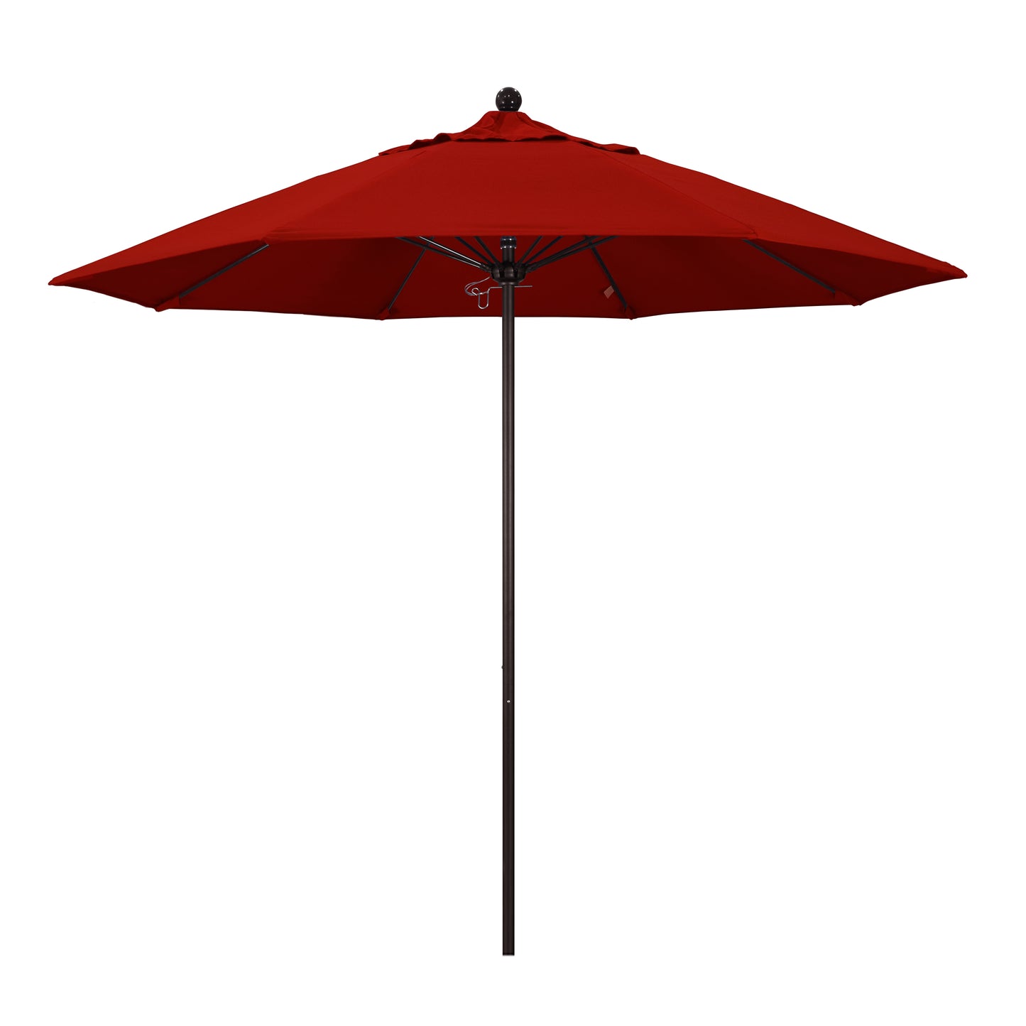 CasaFoyer 9' Commercial Grade Patio Umbrella with Aluminum Frame and Fiberglass Ribs - Durable and Reliable, Push Lift System, 3-Year Warranty