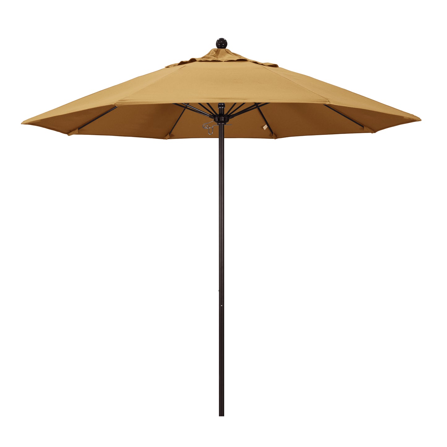 CasaFoyer California Umbrella 9ft Commercial Grade Patio Umbrella - Sturdy Aluminum Frame, Fiberglass Ribs, Push Lift System - 3-Year Warranty