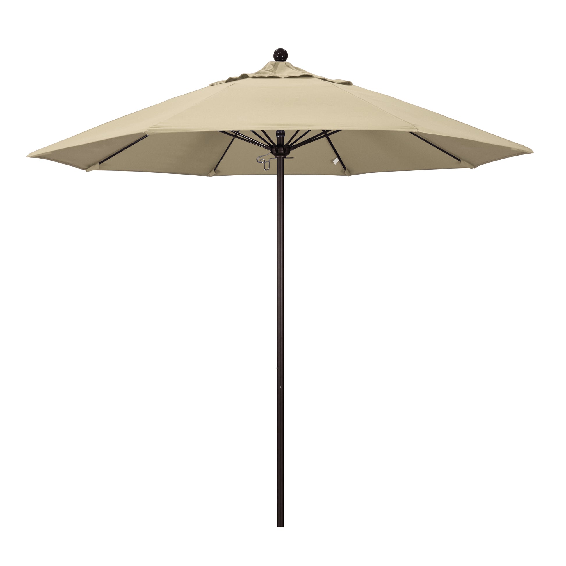 CasaFoyer California Umbrella 9ft Commercial Grade Patio Umbrella | Sturdy Aluminum Frame | Fiberglass Ribs | Push Lift System | 3-Year Warranty