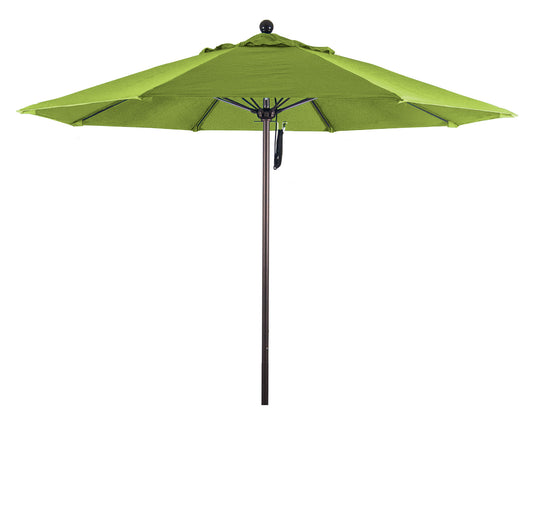 CasaFoyer California Umbrella 9ft Heavy Duty Commercial Grade Umbrella | Aluminum Frame | Fiberglass Ribs | Push Lift System | 3 Year Warranty