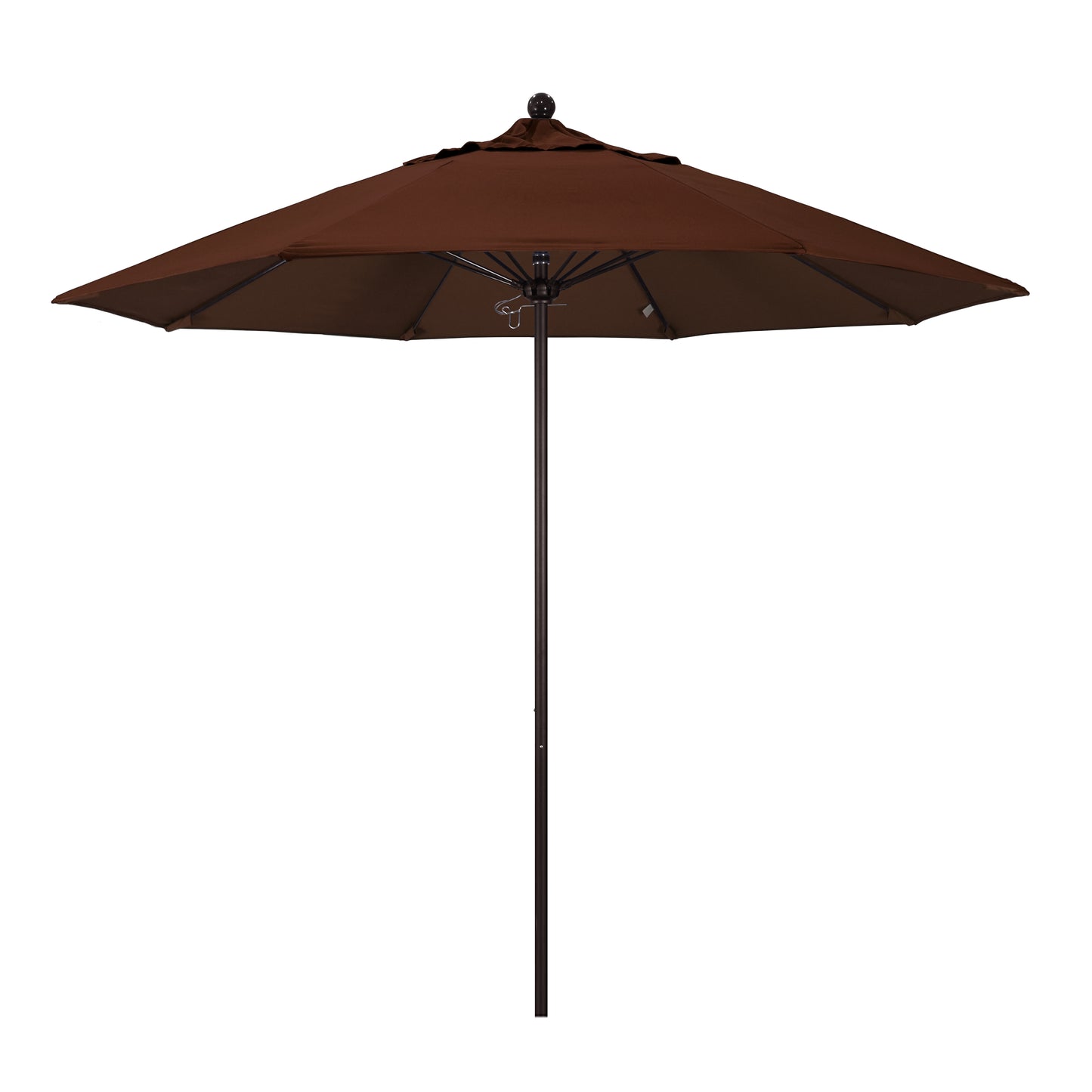 CasaFoyer 9' Heavy-Duty Commercial Grade Umbrella with Aluminum Frame, Fiberglass Ribs, and Push Lift System - 3-Year Warranty