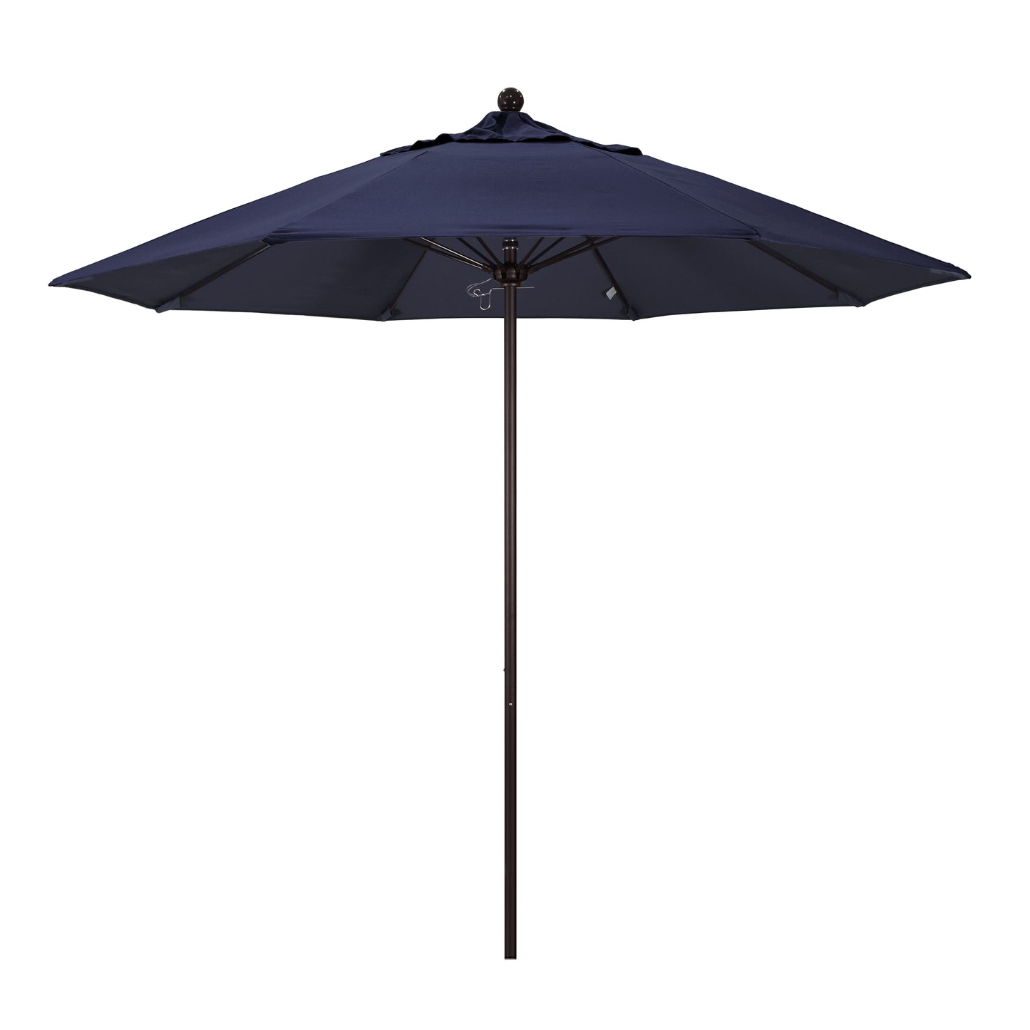 CasaFoyer 9' Commercial Grade Patio Umbrella with Sturdy Aluminum Frame, Fiberglass Ribs, and Push Lift System - Durable and Reliable - 3-Year Warranty