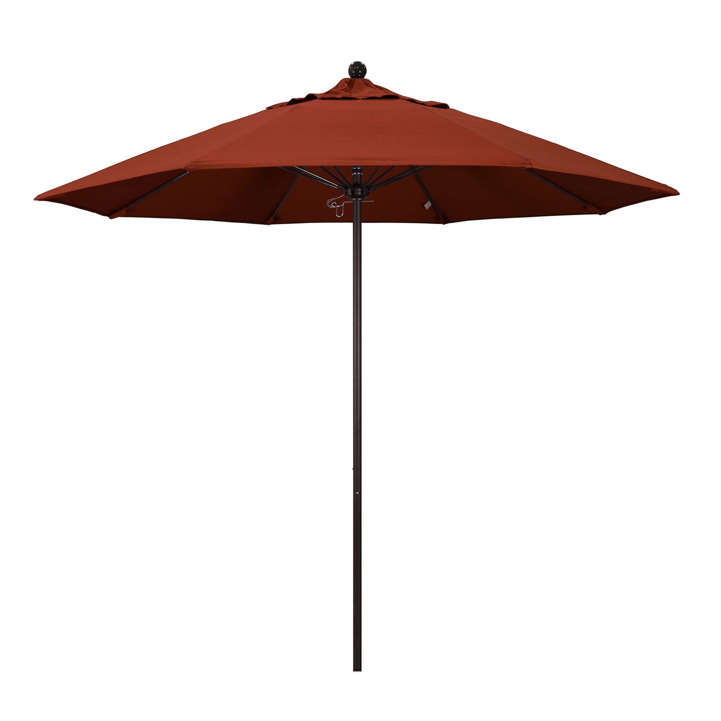 CasaFoyer California Umbrella 9ft Heavy Duty Commercial Grade Patio Umbrella | Aluminum Frame | Fiberglass Ribs | Push Lift System | 3-Year Warranty