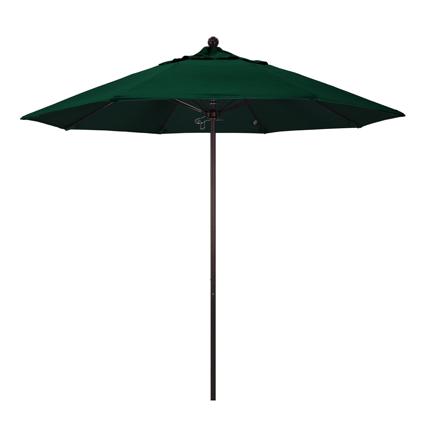 CasaFoyer California Umbrella 9ft Heavy Duty Commercial Grade Umbrella - Aluminum Frame, Fiberglass Ribs, Push Lift System - 3-Year Warranty