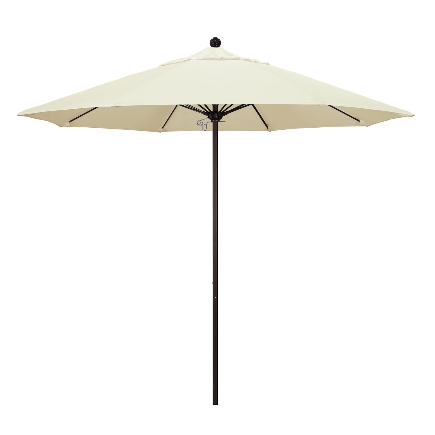 CasaFoyer 9' Commercial Grade Patio Umbrella with Aluminum Frame, Fiberglass Ribs, and Push Lift System - Durable and Reliable for Residential and Commercial Use