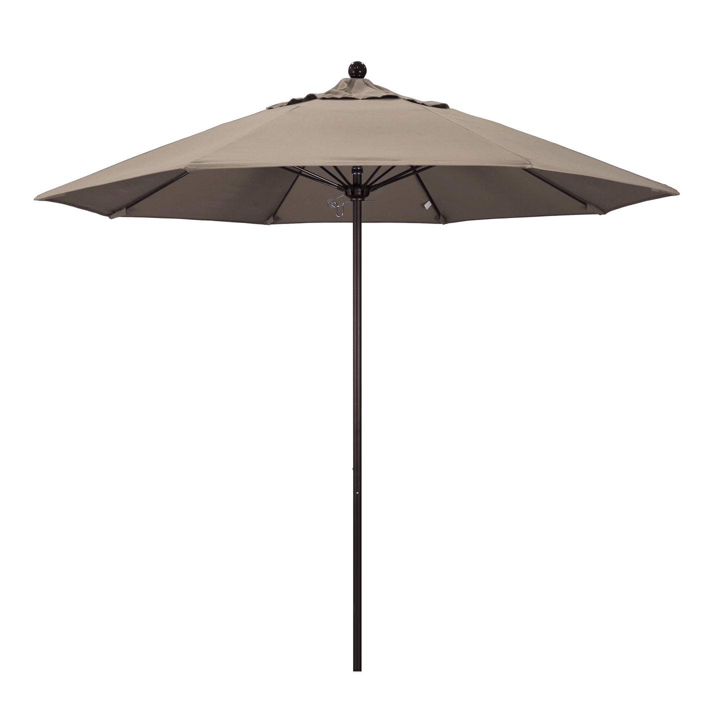 CasaFoyer California Umbrella 9ft Commercial Grade Patio Umbrella | Heavy-Duty Aluminum Frame | Fiberglass Ribs | Push Lift System | 3-Year Warranty