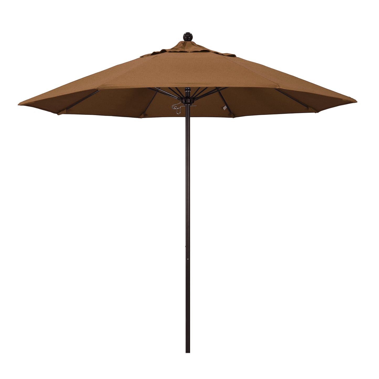 CasaFoyer California Umbrella 9ft Commercial Grade Umbrella - Sturdy Aluminum Frame, Fiberglass Ribs, Push Lift System - Ideal for Residential & Commercial Use