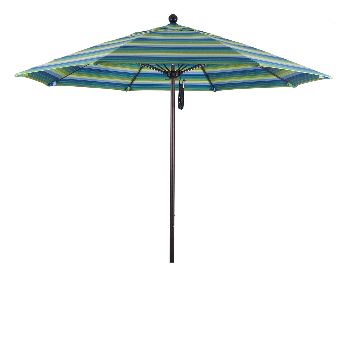 CasaFoyer California Umbrella 9ft Heavy-Duty Commercial-Grade Patio Umbrella | Aluminum Frame | Fiberglass Ribs | Push Lift System | 3-Year Warranty