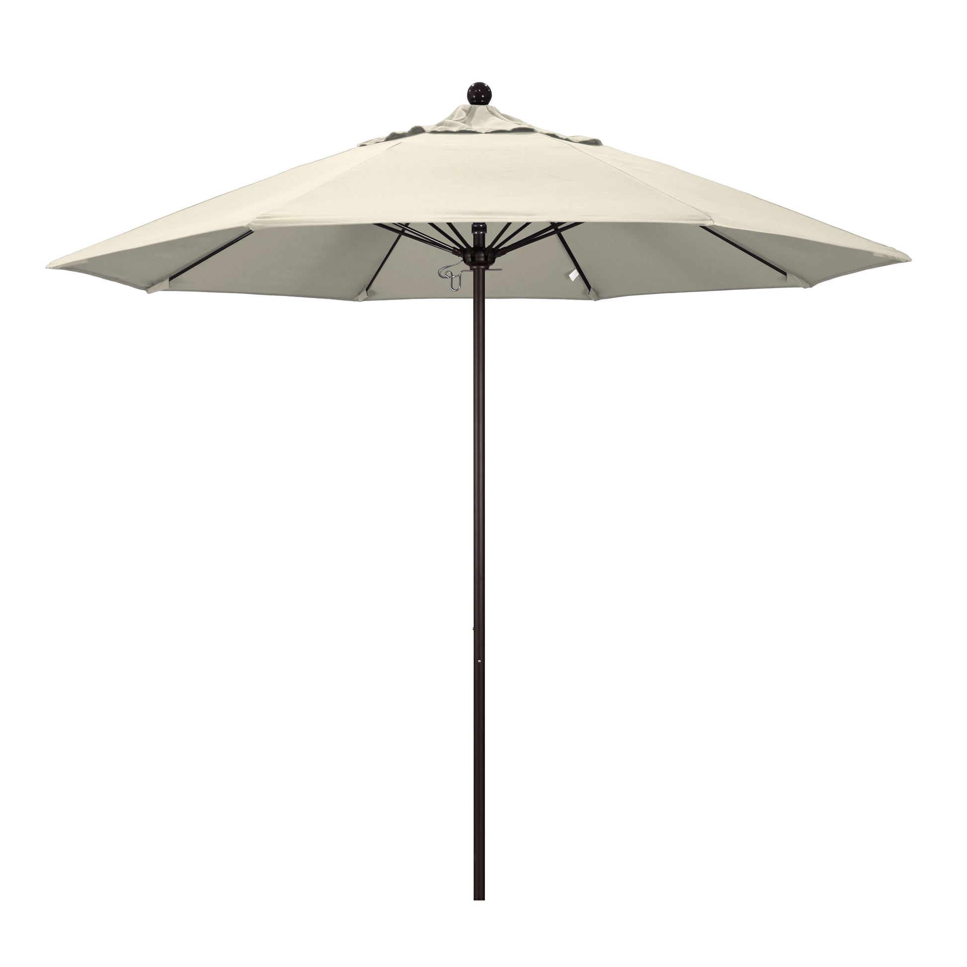 CasaFoyer 9' Commercial Grade Patio Umbrella with Aluminum Frame, Fiberglass Ribs, and Push Lift System - Durable and Versatile for Residential and Commercial Use