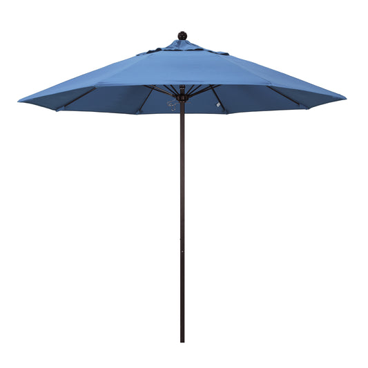 CasaFoyer California Umbrella 9ft Commercial Grade Patio Umbrella | Sturdy Aluminum Frame | Fiberglass Ribs | Push Lift System | 3-Year Warranty | Ideal for Residential & Commercial Use