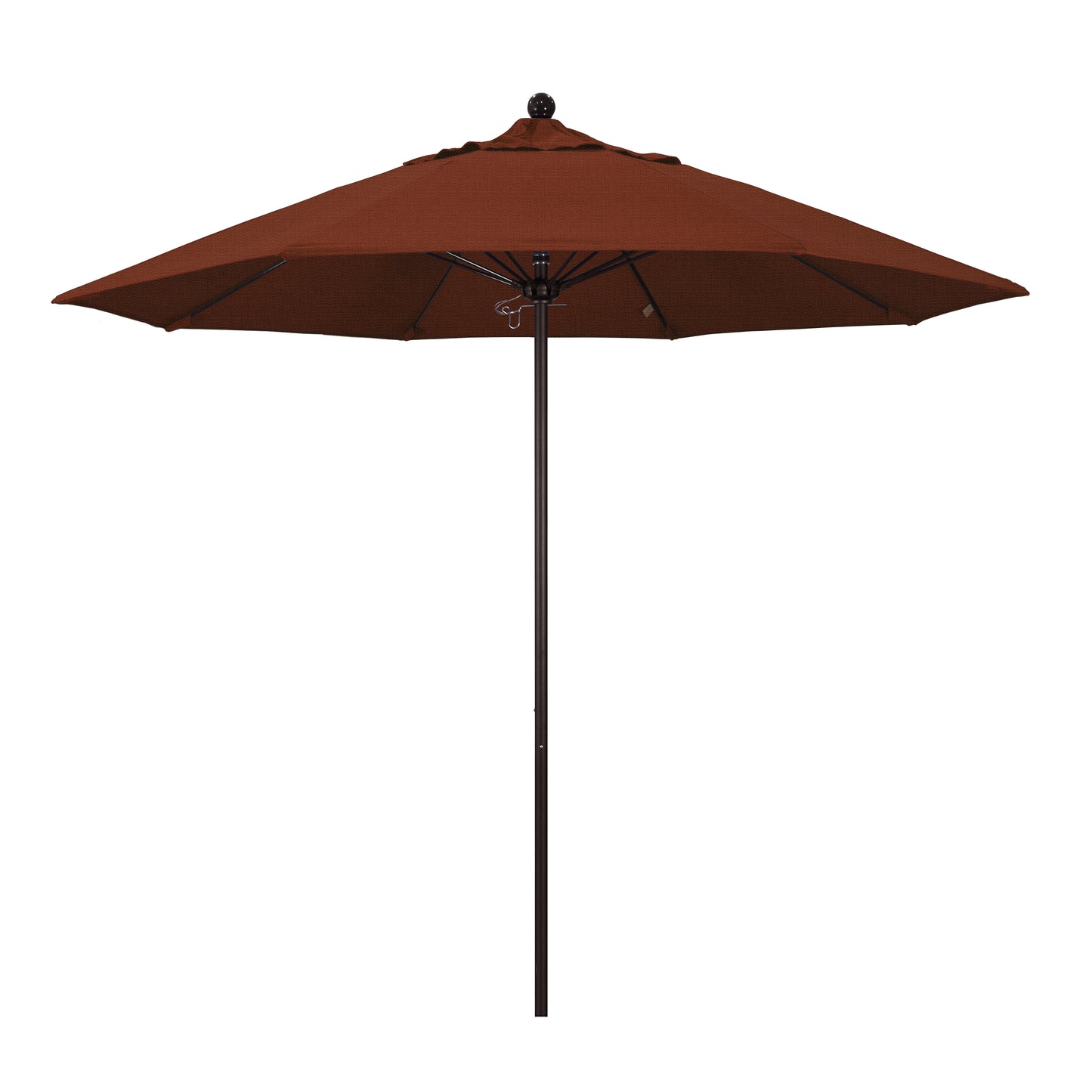 CasaFoyer California Umbrella 9ft Commercial Grade Patio Umbrella | Sturdy Aluminum Frame | Fiberglass Ribs | Push Lift System | 3-Year Warranty