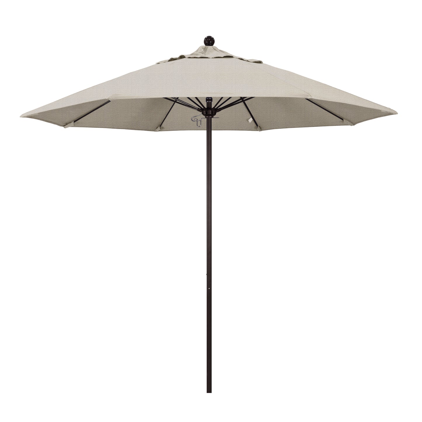 CasaFoyer 9' Commercial Grade Patio Umbrella with Aluminum Frame, Fiberglass Ribs, and Push Lift System - Durable and Stable for Residential and Commercial Use