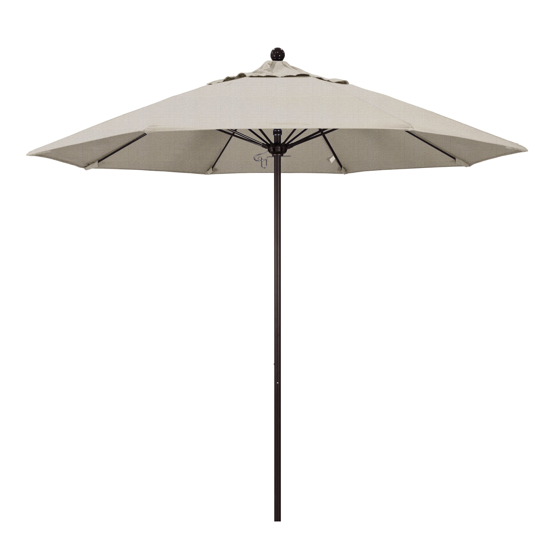 CasaFoyer 9' Commercial Grade Patio Umbrella with Aluminum Frame, Fiberglass Ribs, and Push Lift System - Durable and Stable for Residential and Commercial Use