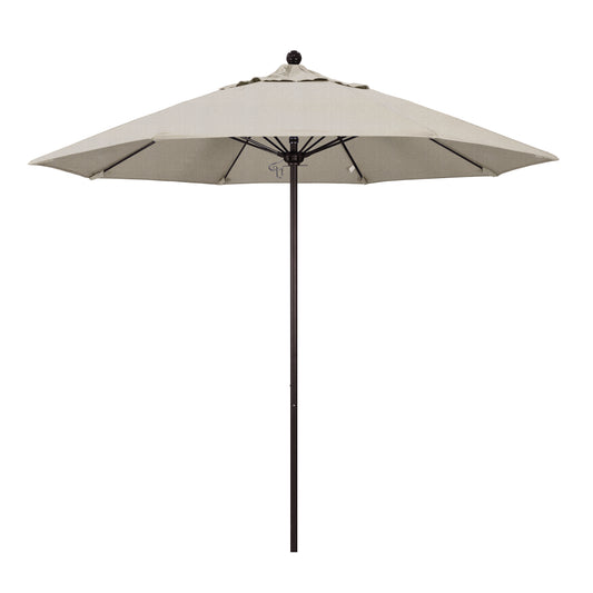 CasaFoyer 9' Commercial Grade Patio Umbrella with Aluminum Frame, Fiberglass Ribs, and Push Lift System - Durable and Stable for Residential and Commercial Use