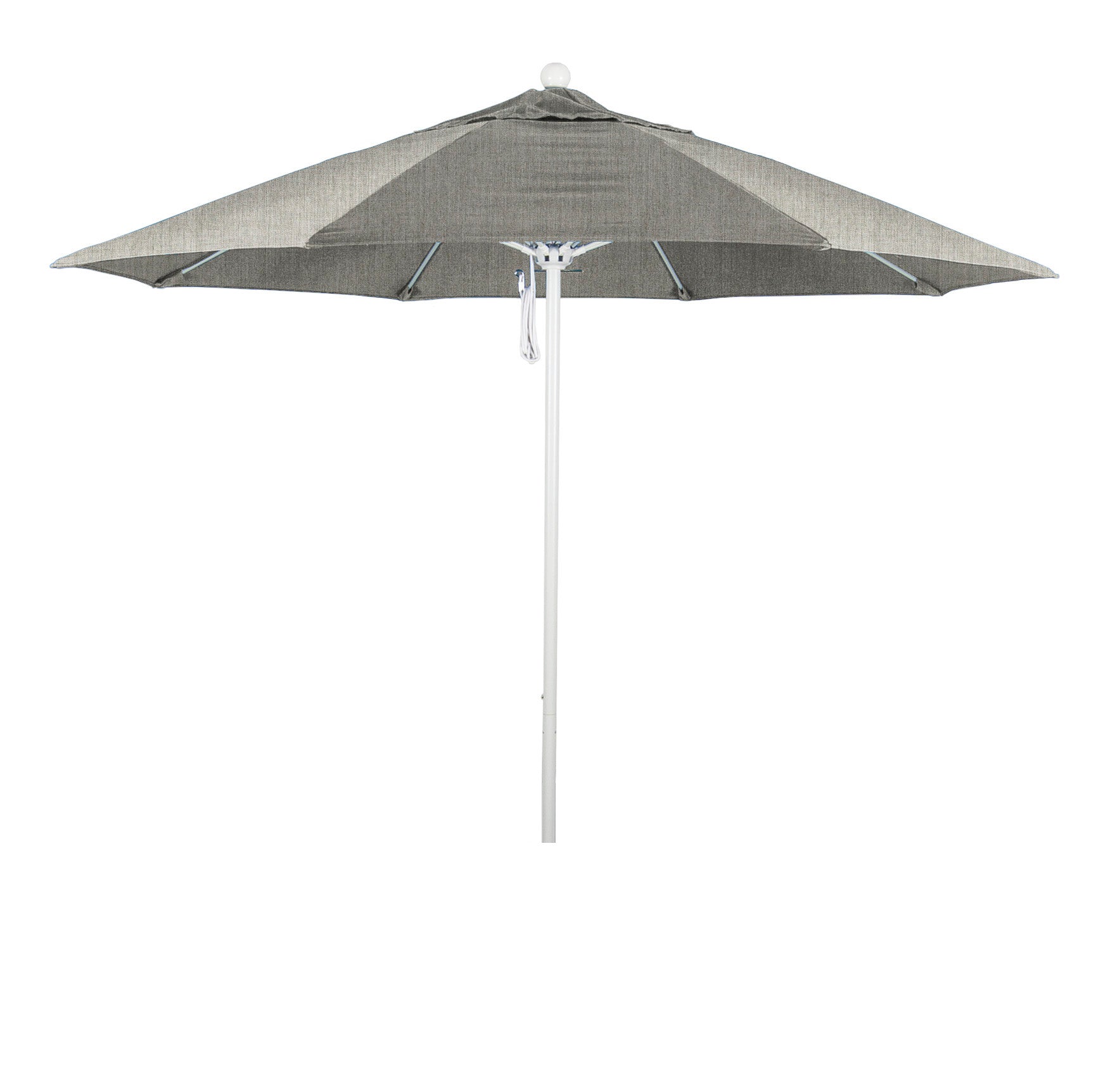 CasaFoyer 9' Commercial Grade Patio Umbrella with Sturdy Aluminum Frame, Fiberglass Ribs, and Push Lift System - 3-Year Warranty