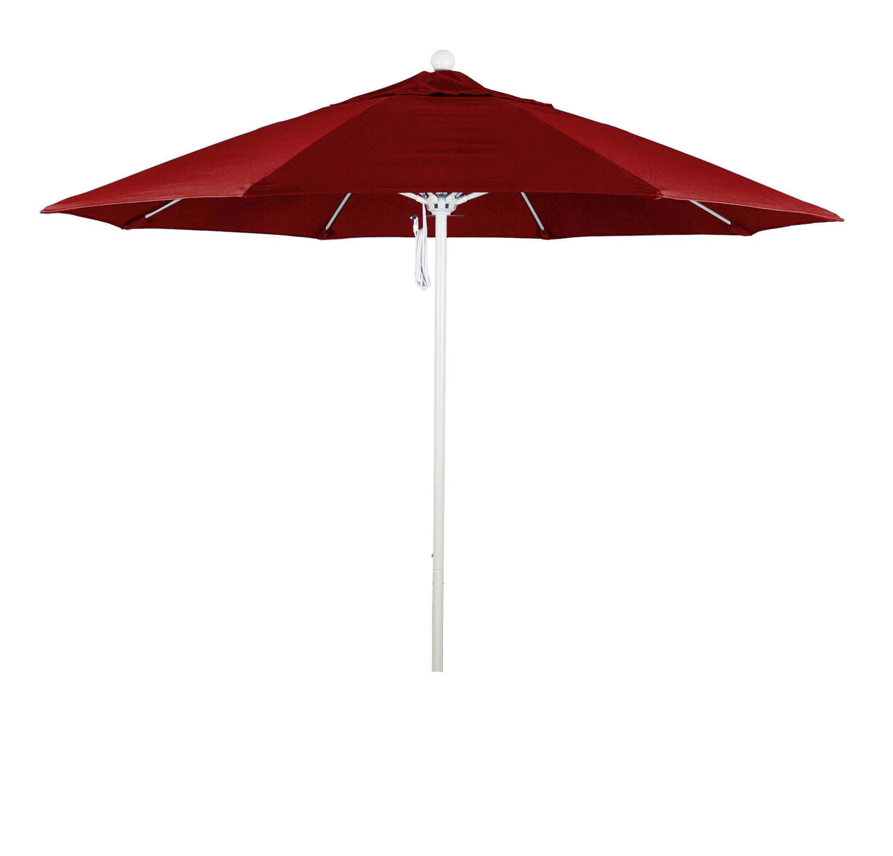 CasaFoyer California Umbrella 9ft Heavy Duty Commercial Grade Patio Umbrella - Durable Aluminum Frame, Fiberglass Ribs, Push Lift System - 3-Year Warranty
