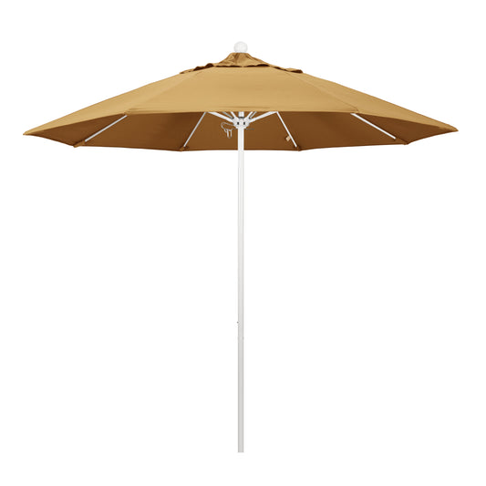 CasaFoyer 9' Commercial-Grade Patio Umbrella with Aluminum Frame, Fiberglass Ribs, and Push Lift System - Sturdy and Versatile for Residential and Commercial Use