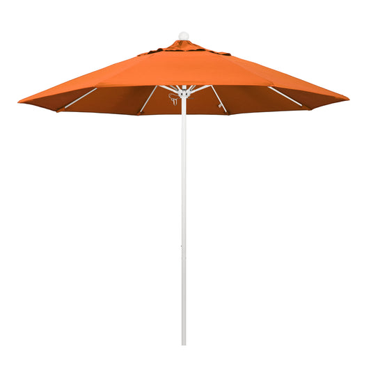 CasaFoyer California Umbrella 9ft Heavy Duty Commercial Grade Patio Umbrella | Aluminum Frame | Fiberglass Ribs | Push Lift System | 3-Year Warranty