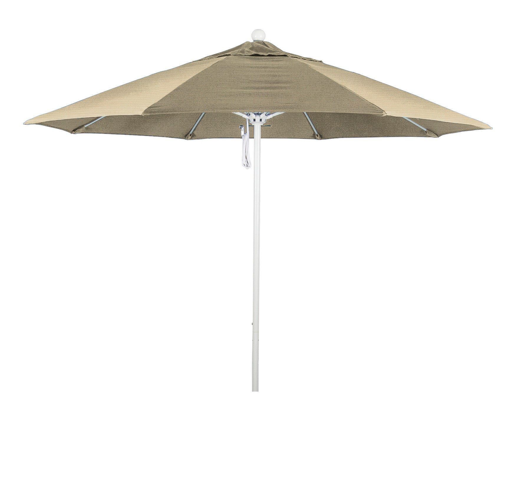 CasaFoyer 9' Commercial Grade Patio Umbrella with Aluminum Frame, Fiberglass Ribs, and Push Lift System - 3-Year Warranty, Ideal for Residential and Commercial Use